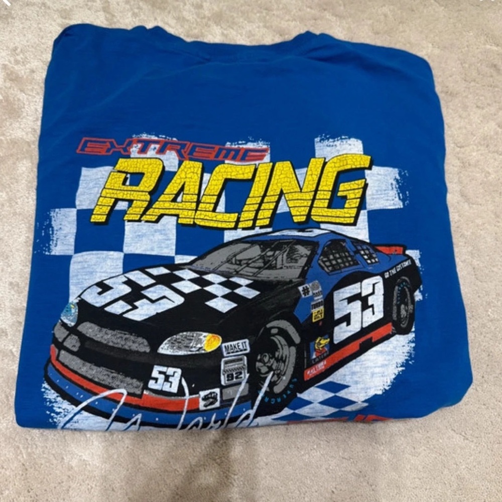 Blue Extreme Racing Graphic T-Shirt